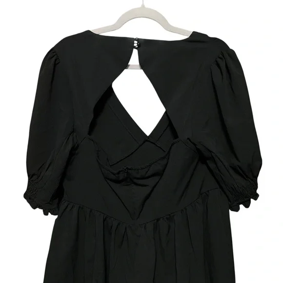 Disturbia Black Divination Textured Mini Dress Size 10 Goth Gothic whimsical - Picture 7 of 16